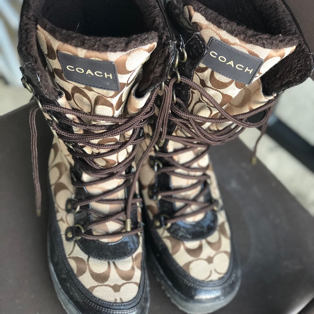 Coach winter boots